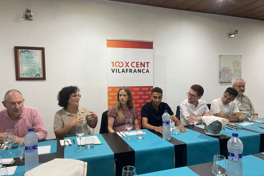 Ibrahim Chakir protagonitza a la trobada de 100xCent Vilafranca defensant espais comuns entre comunitats per tenir una Vilafranca per a tothom